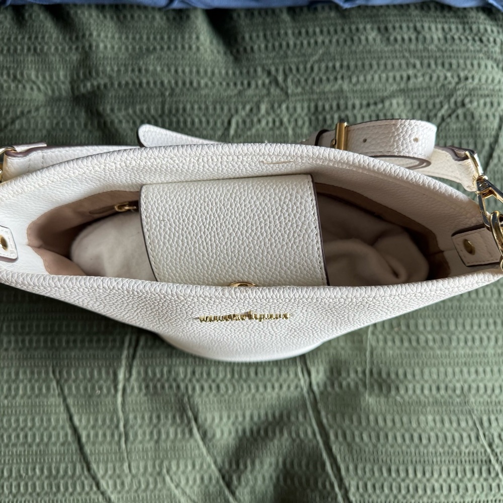 NWOT NANETTE LEPORE White Bucket Shoulder or Crossbody Bag - Picture 5 of 9